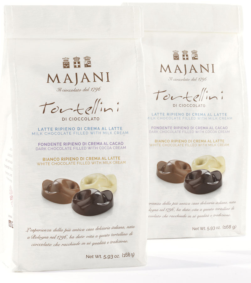 Čokoládové tortellini mix Majani 168g